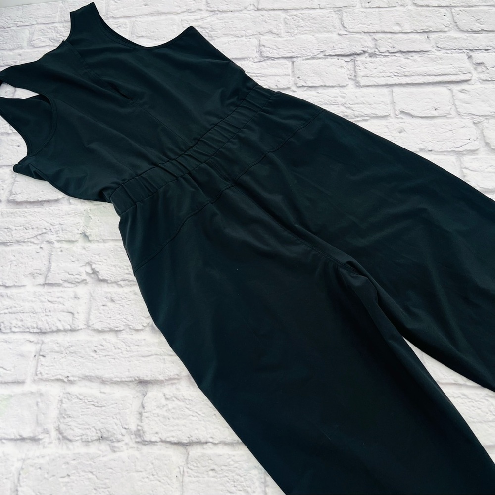 Banana Republic Factory Jumpsuit Womans Size 6 Classic Black Sleeveless Jogger - Picture 7 of 12